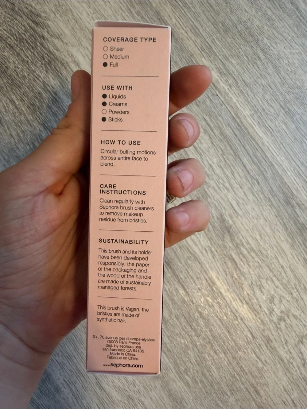 Sephora Black Pro Brush 70.5 Foundation